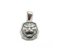 PE001288 Small genuine sterling silver pendant Lion solid hallmarked 925